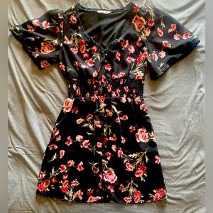Black Floral Dress